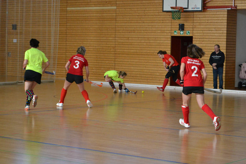 Die Stralsunder Spielerinnen bei einem der erfolgreichen Angriffe gegen den ATV Leipzig.